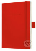Notebook CONCEPTUM softcover �erven� 9,3 x 14 cm linka