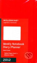 Moleskine - mal� t��denn� pl�novac� di�r 2012 (�erven�)