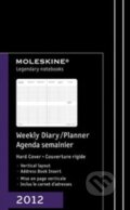 Moleskine - stredn� t��denn� vertik�lny di�r 2012 (�ierny)