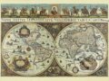 Historick� mapa sveta z roku 1665