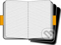 Moleskine - sada 3 stredn�ch linajkov�ch zo�itov (�ierna v�zba)