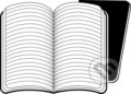 Moleskine - sada 2 vreckov�ch linajkov�ch z�pisn�kov Volant (m�kk� v�zba) - �ierne