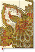Paperblanks - Swirling Peacock Ivory - MIDI - linajkový