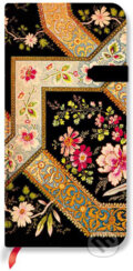 Paperblanks - Filigree Floral Ebony - SLIM - adresár