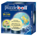 Svietiaci podstavec na puzzleball