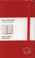 Moleskine - mal� adres�r (�erven�)
