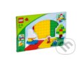 LEGO Duplo Kocky 2198 - Červená, zelená a žltá podložka na stavanie