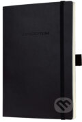 Notebook CONCEPTUM softcover �ierny 13,5 x 21 cm �tvor�ek