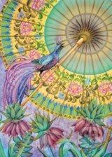 Bird with parasol