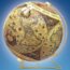 Puzzleball- Historická mapa so stojanom