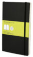 Moleskine - stredný čistý zápisník v mäkkej väzbe (čierny)